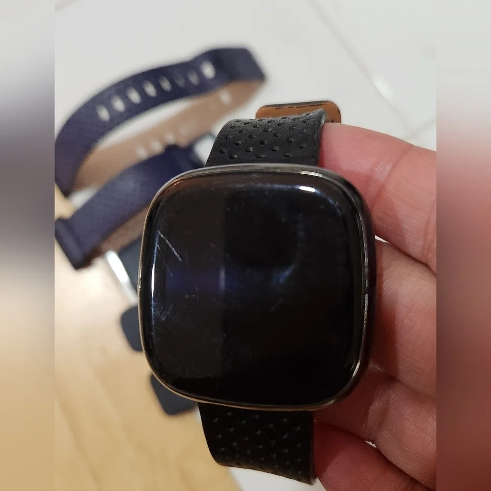 The Fitbit Sense 2 Advanced Health and Fitness Smartwatch in Black